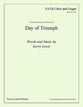 Day of Triumph (organ only) SATB choral sheet music cover